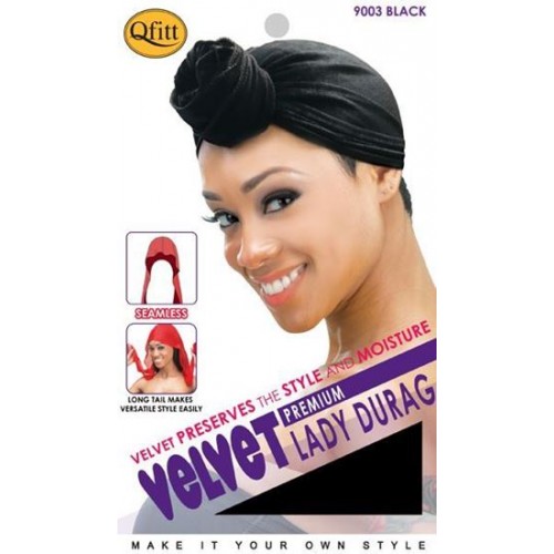 Qfitt Premium Velvet Lady Du-Rag #9003